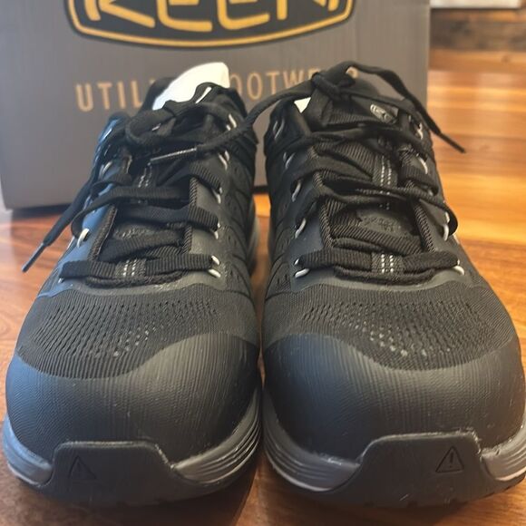 Keen Vapor Black Work Vista Energy ESD Safety Slip Resistant Shoe Size 9.5 Wide